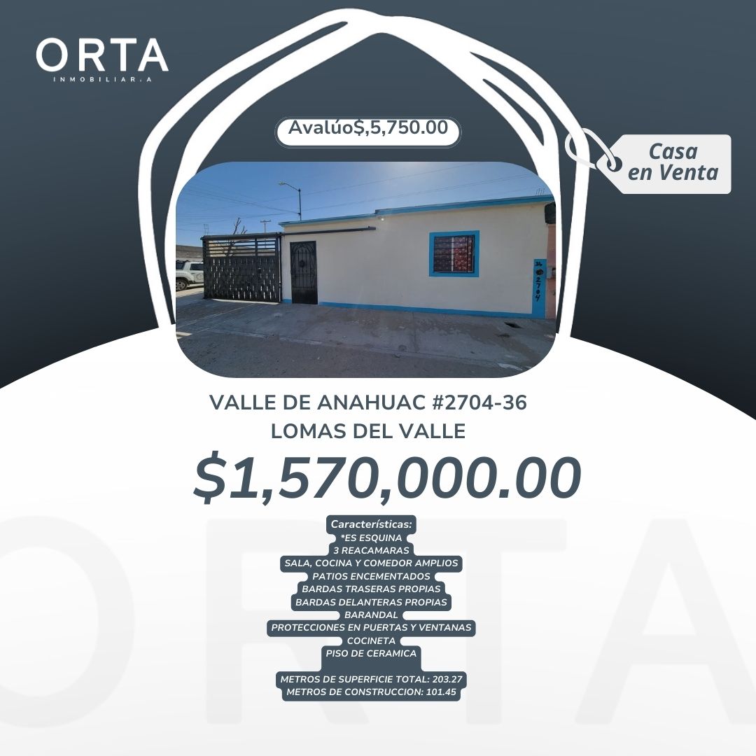 VALLE DE ANAHUAC #2704-36